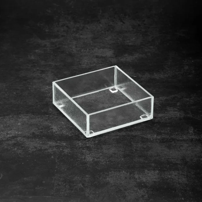 Glass Bendo Box 16×16×5,5cm - Image 1