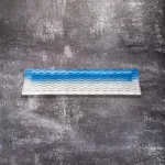 Rectangular Rim Plate Blue & White Curly Waves - Image 2