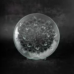 Lace Round Shallow Bowl Transparent - Image 2